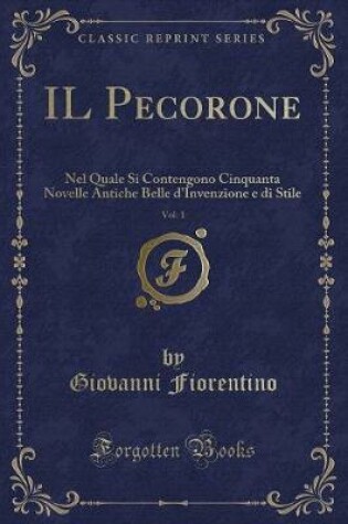 Cover of Il Pecorone, Vol. 1