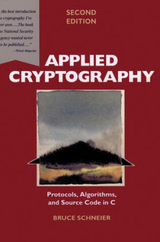 Cover of Applied Cryptography – Protocols, Algorithms and Source Code 2e