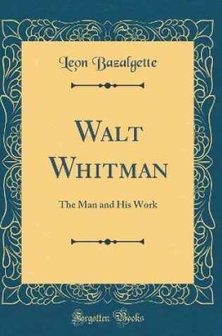 Cover of Walt Whitman