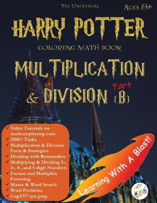 Book cover for Harry Potter Coloring Math Book Multiplication and Division (B) Ages 8+