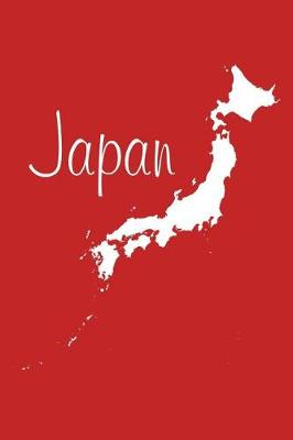 Book cover for Japan - Red 101 - Lined Notebook with Margins - 6X9