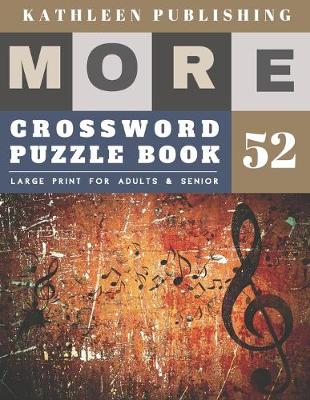 Book cover for Large Print Crossword Puzzle Books for seniors