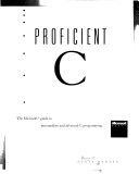 Book cover for Proficient C.