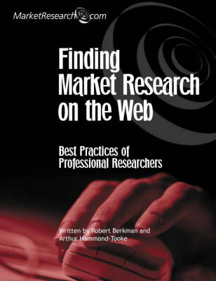 Book cover for Finding Market Research on the Web