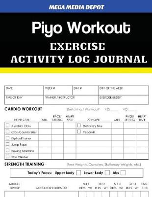 Book cover for Chalean Extreme Exercise Activity Log Journal