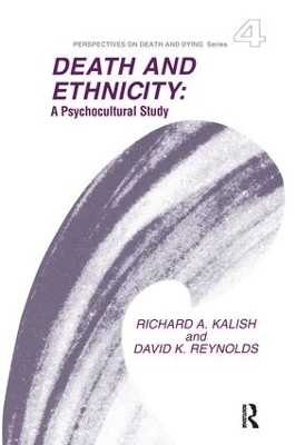 Book cover for Death and Ethnicity
