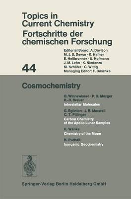 Book cover for Cosmochemistry