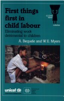 Cover of First Things First in Child Labour