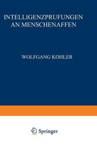 Cover of Intelligenzprüfungen an Menschenaffen