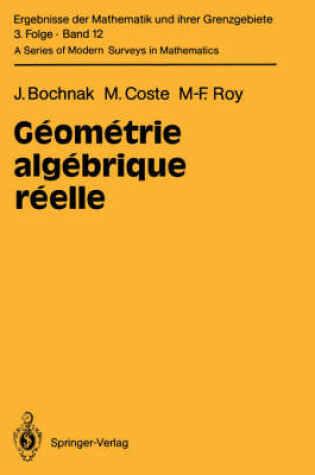 Cover of Geometrie Algebrique Reelle