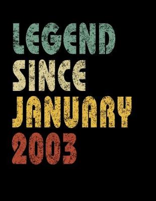 Book cover for Legend Since January 2003