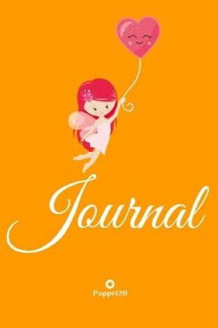 Cover of Journal for Girls ages 6+Girl Diary Journal for teenage girl Dot Grid Journal Hardcover Yellow cover 122 pages 6x9 Inches