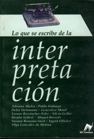 Book cover for El Vuelo de La Interpretacion