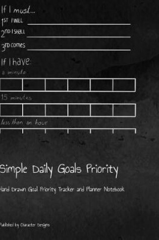 Cover of Simple Daily Goals Priority