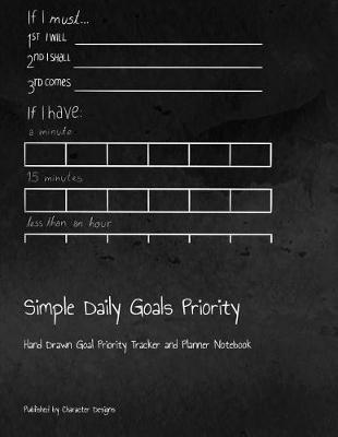 Book cover for Simple Daily Goals Priority