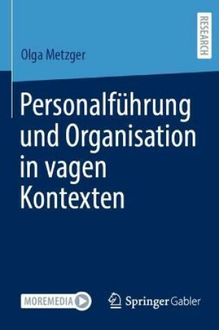 Cover of Personalführung und Organisation in vagen Kontexten