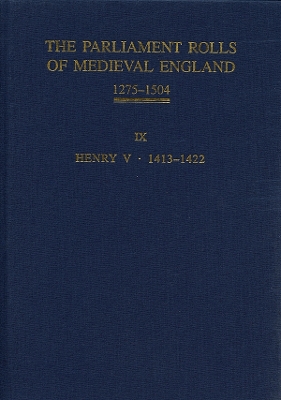 Book cover for The Parliament Rolls of Medieval England, 1275-1504