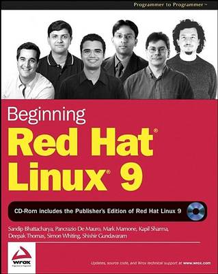 Book cover for Beginning Red Hat Linux 9