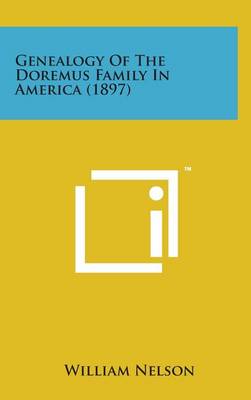 Book cover for Genealogy of the Doremus Family in America (1897)