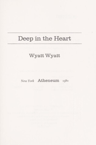 Cover of Deep in the Heart