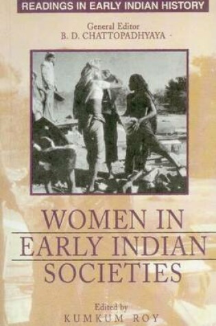 Cover of Women in Early Indian Societies