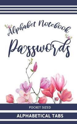 Book cover for Alphabet Password Notebook