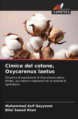 Cover of Cimice del cotone, Oxycarenus laetus