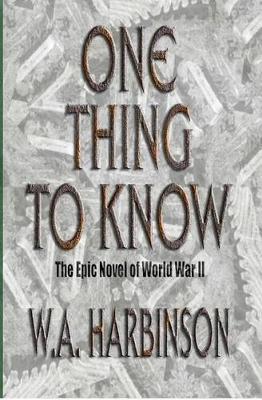 Book cover for One Thing To Know