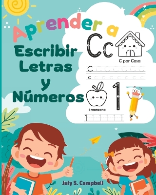 Book cover for Aprender a Escribir Letras y Numeros