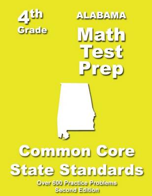 Book cover for Alabama 4th Grade Math Test Prep