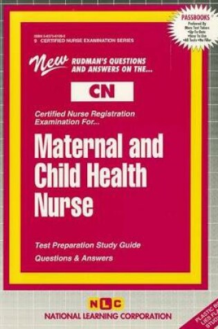 Cover of MATERNAL AND CHILD HEALTH NURSE