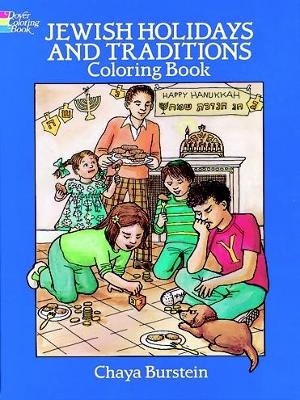 Cover of Jewish Holidays and Traditions Colouring Book