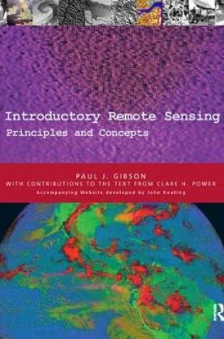 Cover of Introductory Remote Sensing Principles and Concepts