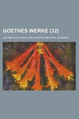 Cover of Goethes Werke (32)