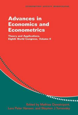 Cover of Advances in Economics and Econometrics: Theory and Applications: Eighth World Congress. Volume II