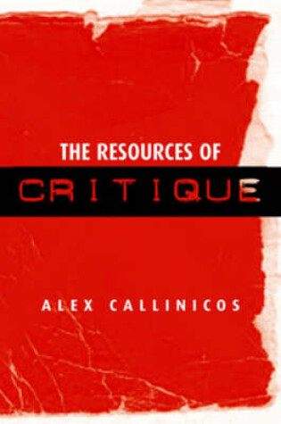 Cover of The Resources of Critique