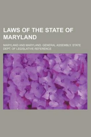 Cover of Laws of the State of Maryland