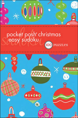 Book cover for Pocket Posh Christmas Easy Sudoku