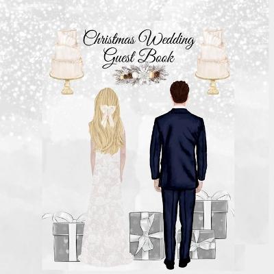 Book cover for Christmas Wedding Guest Book
