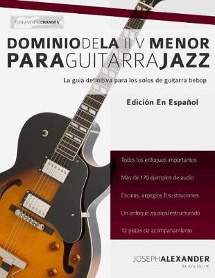 Book cover for Dominio de la II V Menor Para Guitarra Jazz