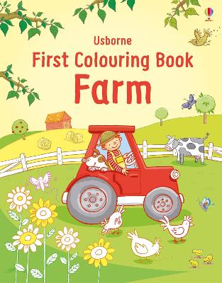 Book cover for First Colouring Book Farm