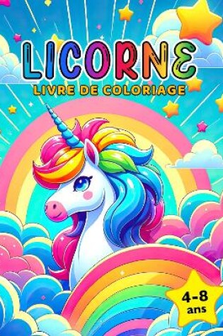 Cover of Licorne livre de coloriage