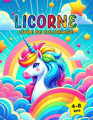 Book cover for Licorne livre de coloriage