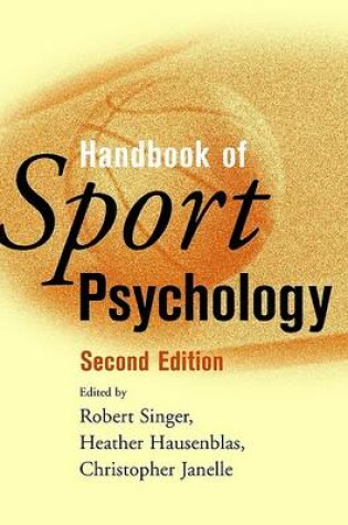 Cover of Handbook of Sport Psychology