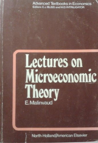 Cover of Lectures on Microeconomic Theory