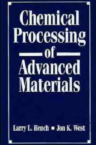 Cover of Chemical Processing of Advance Materials