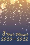 Book cover for 3 Year Planner 2020-2022
