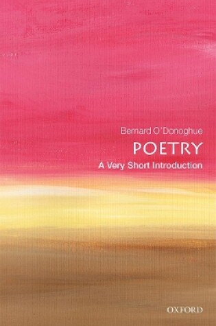 Cover of Poetry: A Very Short Introduction