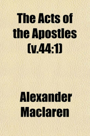 Cover of The Acts of the Apostles (V.44