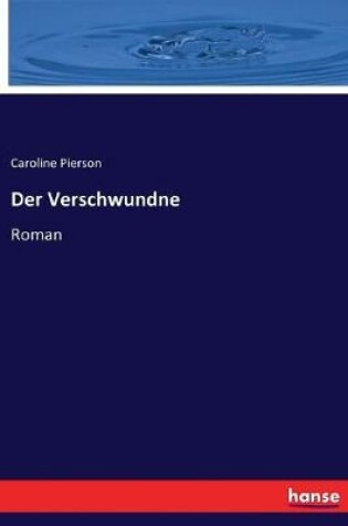 Cover of Der Verschwundne